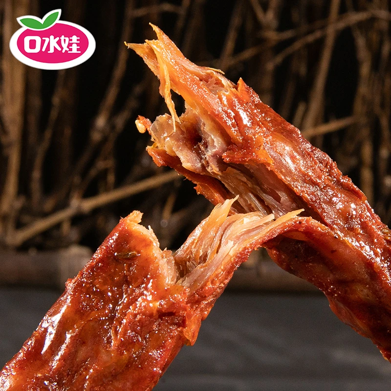 口水娃手撕烤脖12根（新老包装随机发）