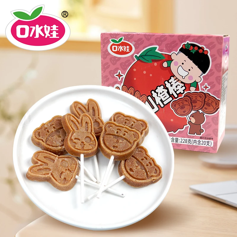 口水娃40根山楂棒棒糖