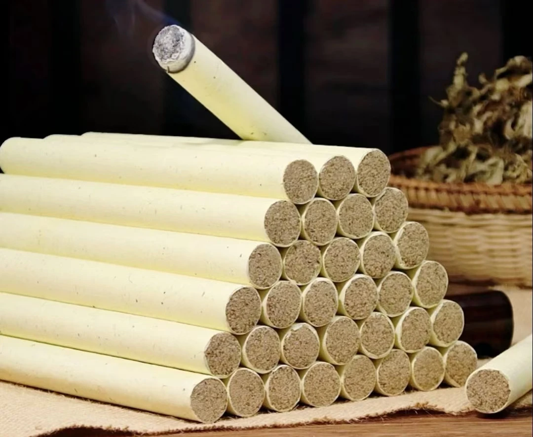 湖北蕲春五年陈蕲艾条直径1.8cm艾草条艾柱艾条