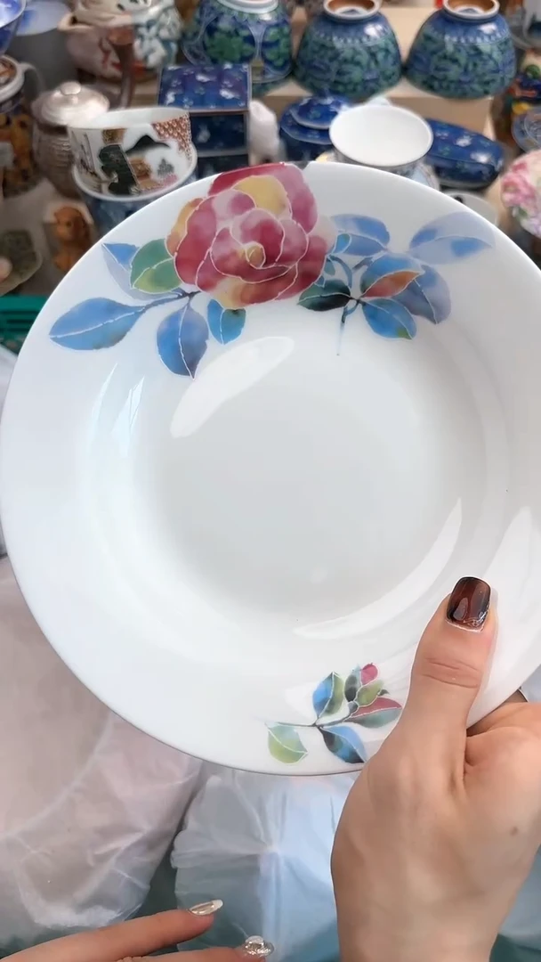 【闪购商品】瓷片和蓝草帽钵AAAAAAAAAAAAAA