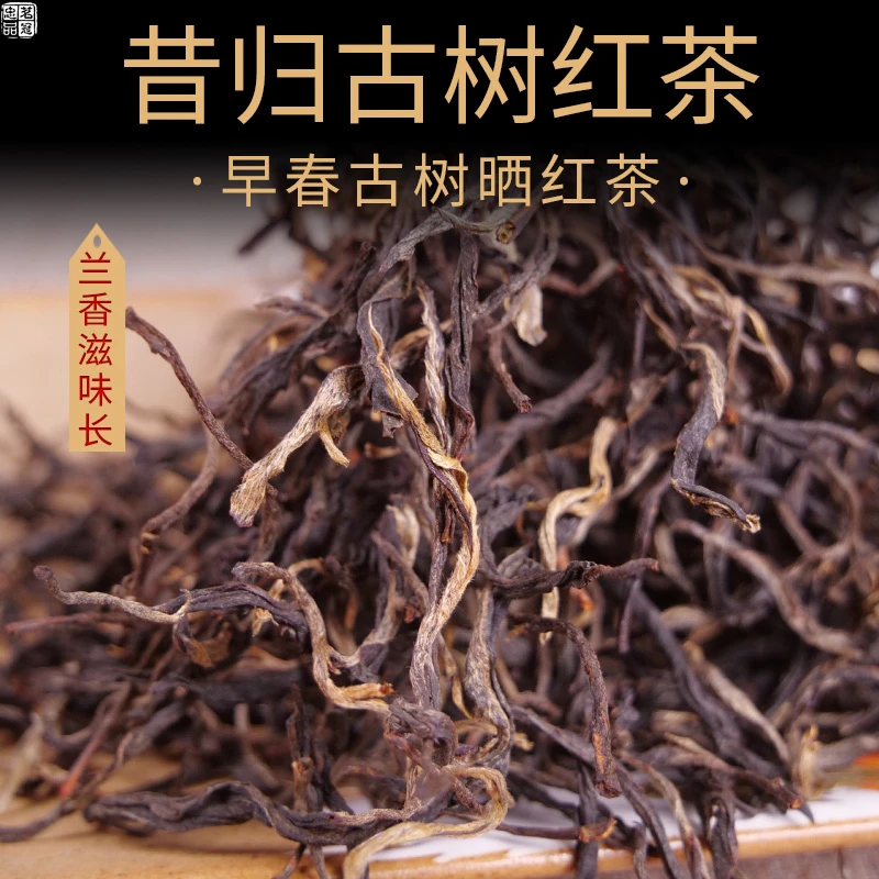 2024年春茶 昔归古树红茶 头春头采云南古树晒红 滇红 兰香甜润