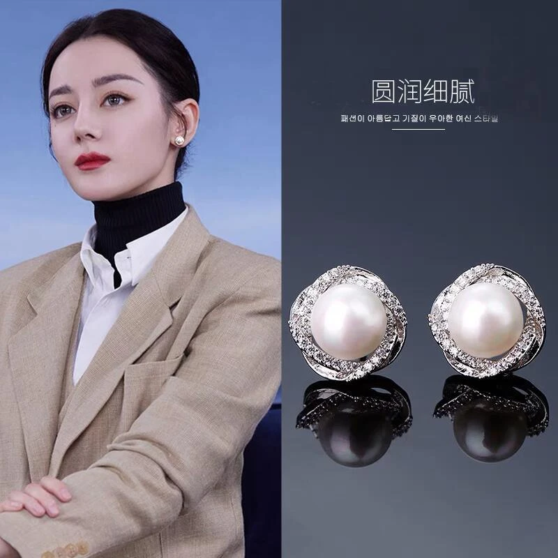 925银耳饰 新款爆款珠珠耳钉优雅气质百搭高级感养耳洞简约耳饰品