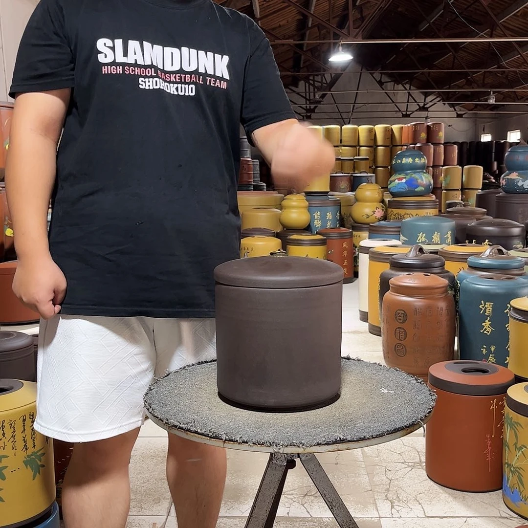 紫砂茶叶罐茶叶罐
