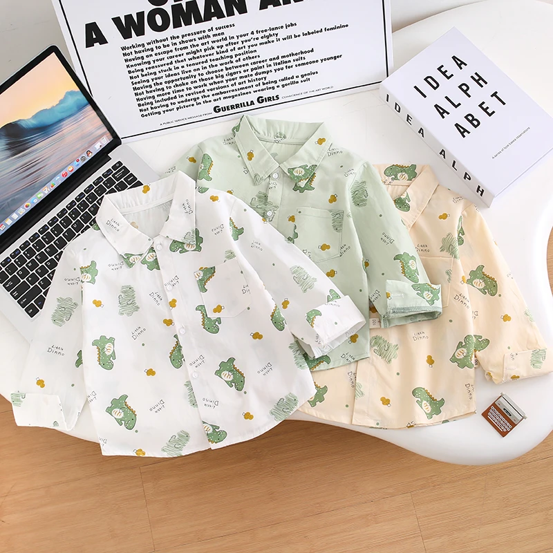 男童衬衫新款婴儿春秋款男孩上衣小童装薄款宝宝秋装欧若风童装