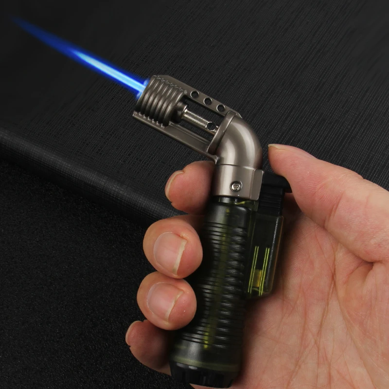 直冲打火机防风创意充气点烟器个性潮男家用小焊枪点艾条蚊香雪茄