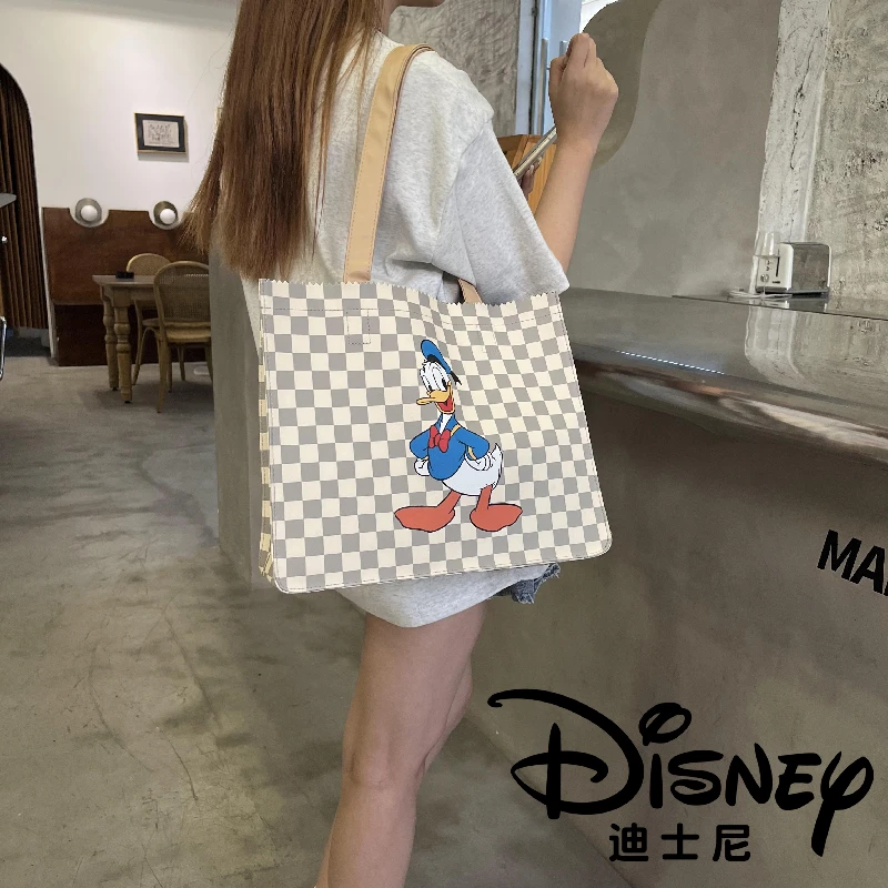 【米奇推荐】迪士尼手拎上班单肩百搭印花袋妈咪包时尚大学生装书