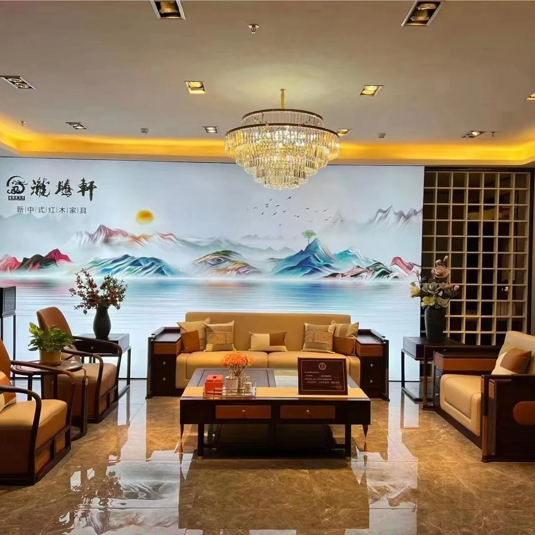 东非酸枝材质 轻奢沙发沙发八件套 新中式客厅榫卯结构 结实耐用