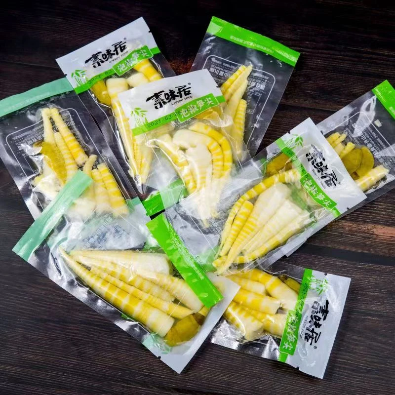 素味居泡山椒笋尖零食散称脆笋竹笋酸笋泡椒笋片批发休闲网红小吃