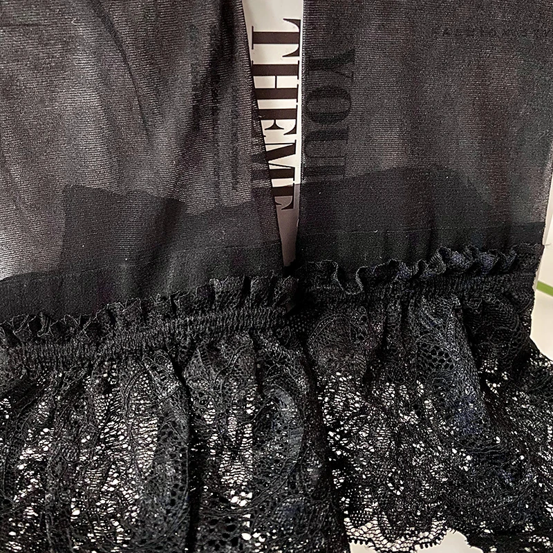 语萱娜100-160斤大码胖mm蕾丝薄款丝袜女R272