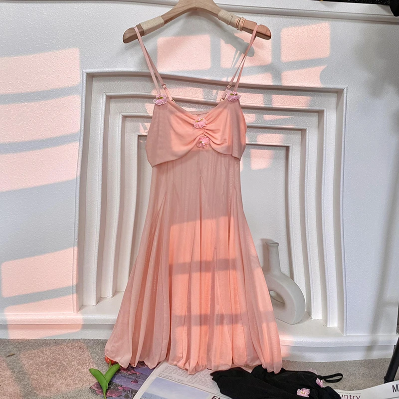 语萱娜【90-210斤】蕾丝女性感新款显瘦吊带背心AXSQ021