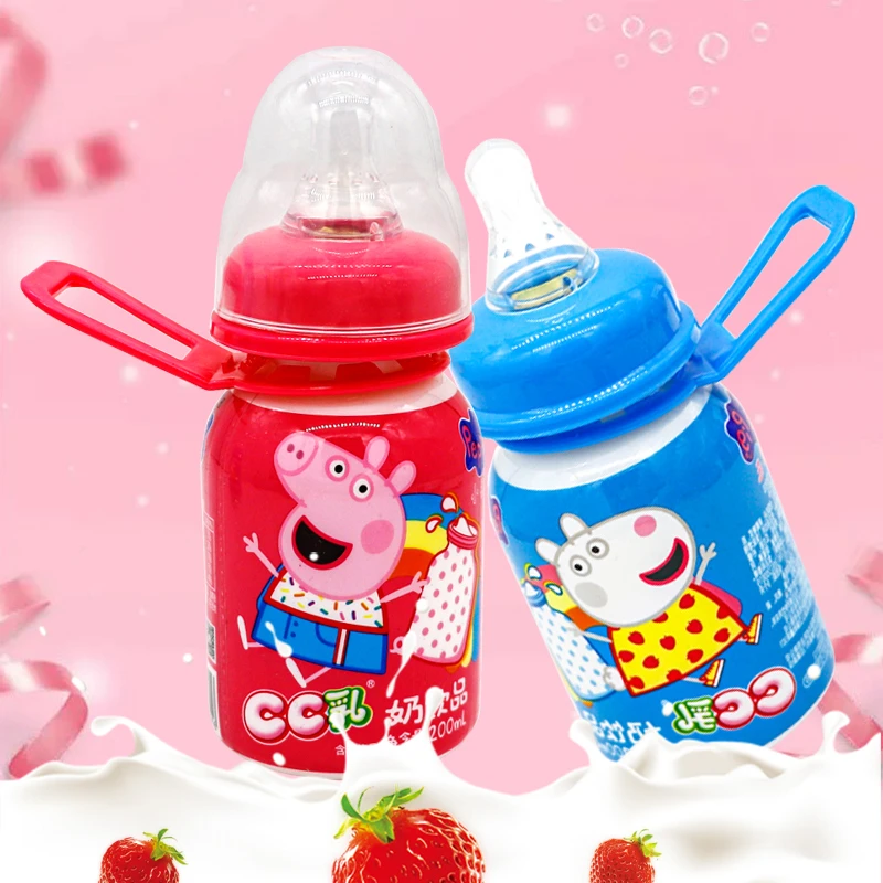 【4瓶*200ml】小猪佩奇CC乳儿童乳饮品 六一儿童节饮品奶嘴零食礼物