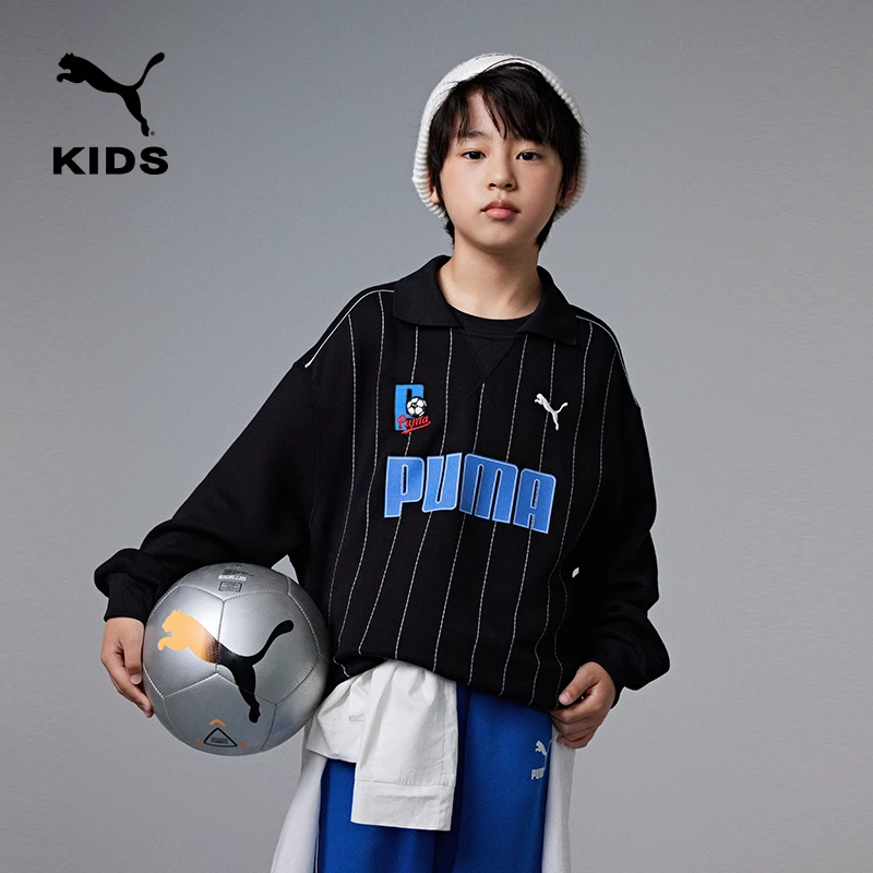 PUMA彪马童装卫衣儿童polo套头卫衣宽松舒适353323121208-163574