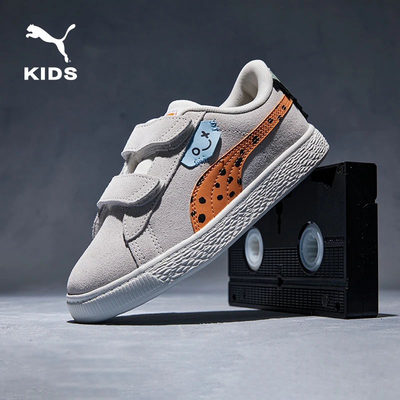 【自播】PUMA彪马官方正品新款儿童鞋男女童中童魔术贴板鞋  392519