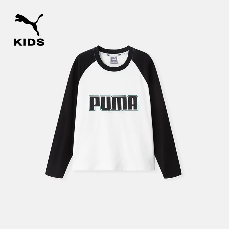 【儿童旗舰】PUMA彪马春秋休闲圆领长袖T恤353323100201-159368