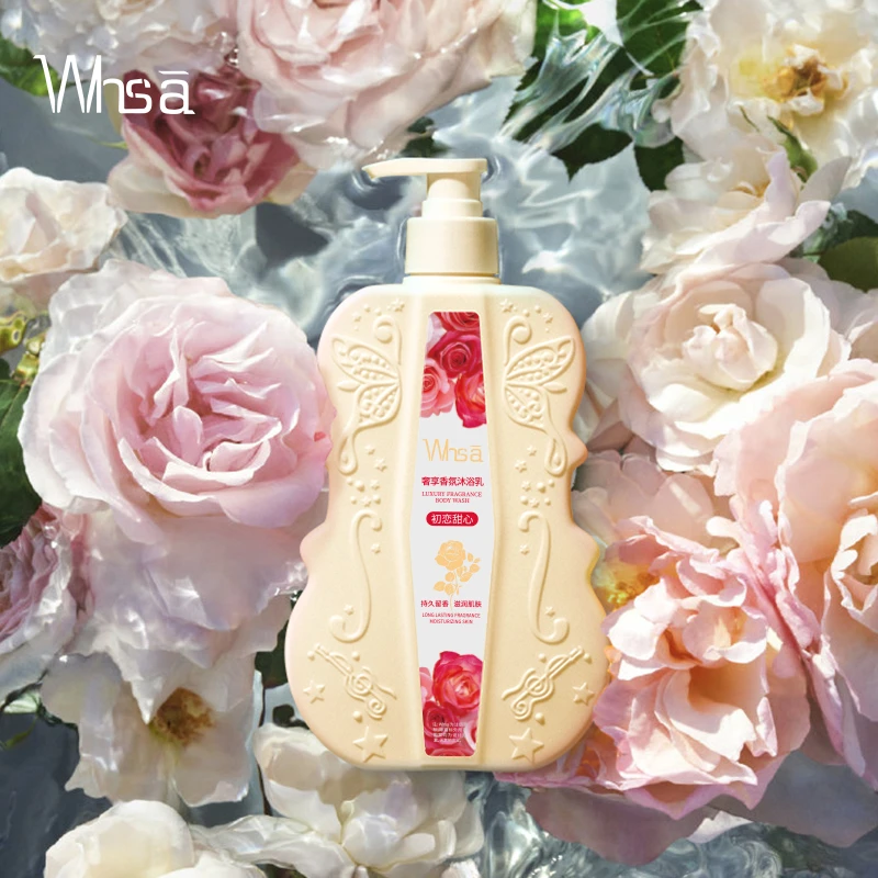 Whsa奢享香氛500ml沐浴乳留香家庭装