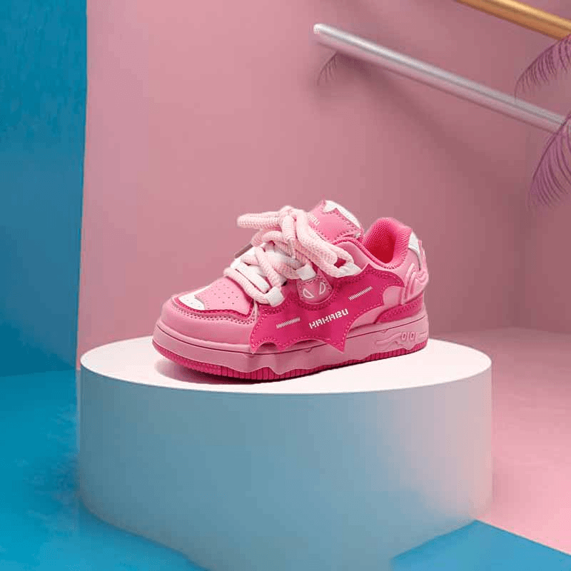 回力瑞儿童运动鞋2024年春季新款阿甘厚底爆款百搭时尚软底老爹鞋