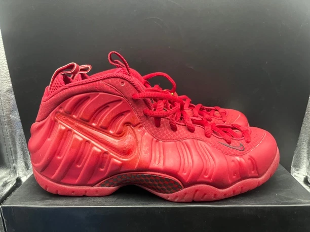 耐克Foamposite Pro Red Octoder喷泡篮球鞋红44码799