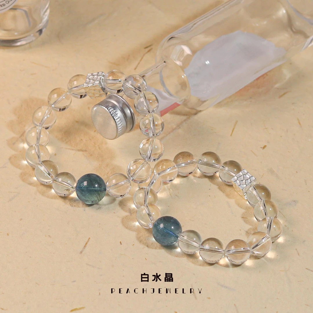 白水晶手链 XL603 多样性发颜色微差 发货件数一
