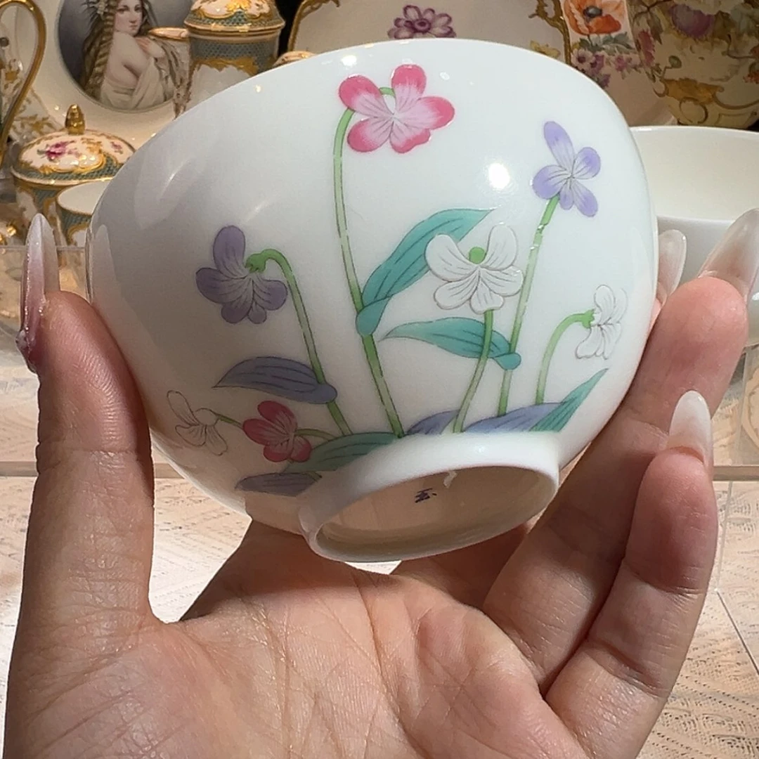 【闪购商品】密胺碟玉字底款汤吞