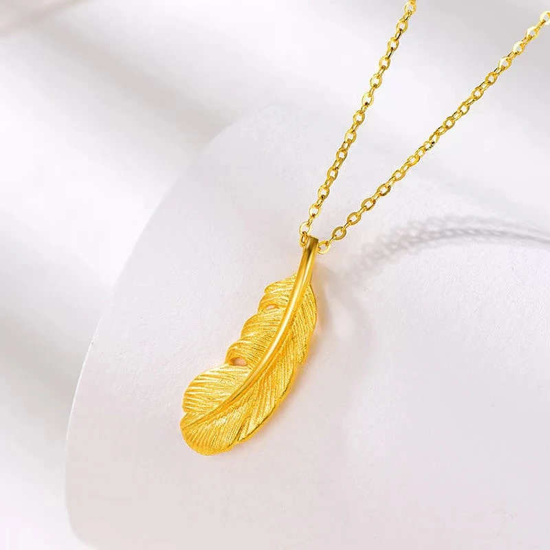 【征选好物】羽毛999吊坠+搭配项链