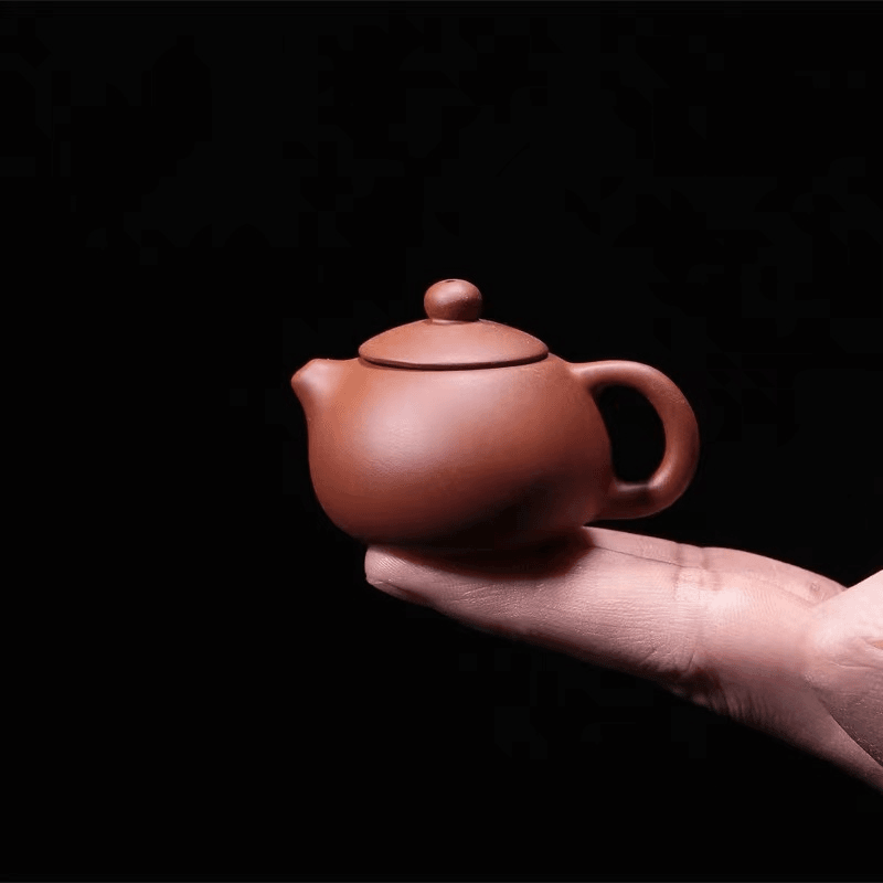 把把壶迷你陶瓷壶可养指尖壶倒立西施壶小号袖珍茶壶茶宠摆件个性