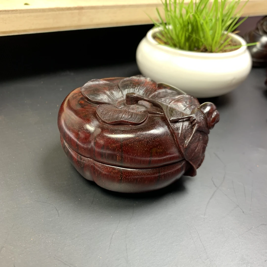 印度小叶紫檀事事如意盒子