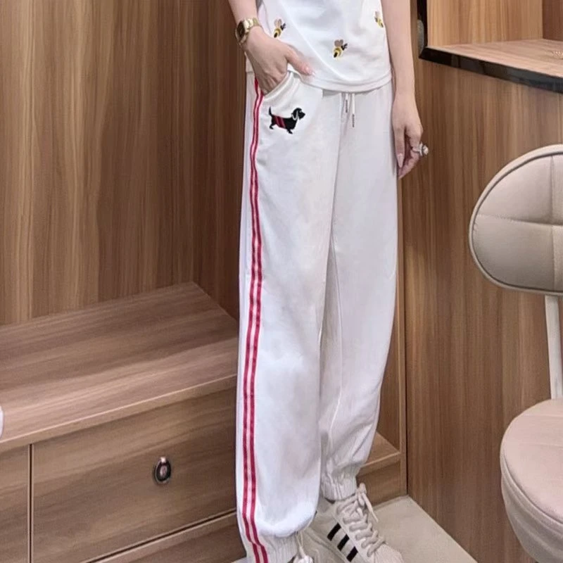 【小狗长裤】小众设计女士休闲时尚百搭秋季冬季外穿长裤