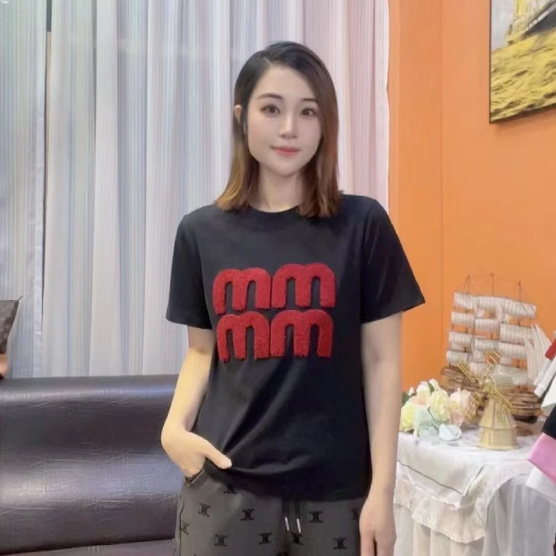 【缪斯女神】小众设计女士春夏新款短袖T恤圆领休闲百搭