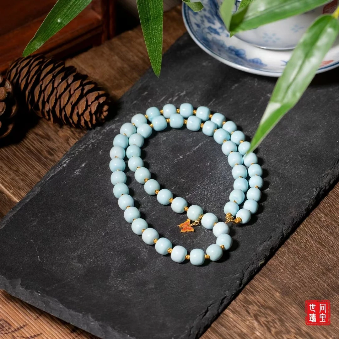 【世间臻宝】18K绿松DIY项链/BT0013/多样性发一件