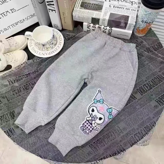 2491-6-1亮片库洛米加厚卫裤（不退差价）