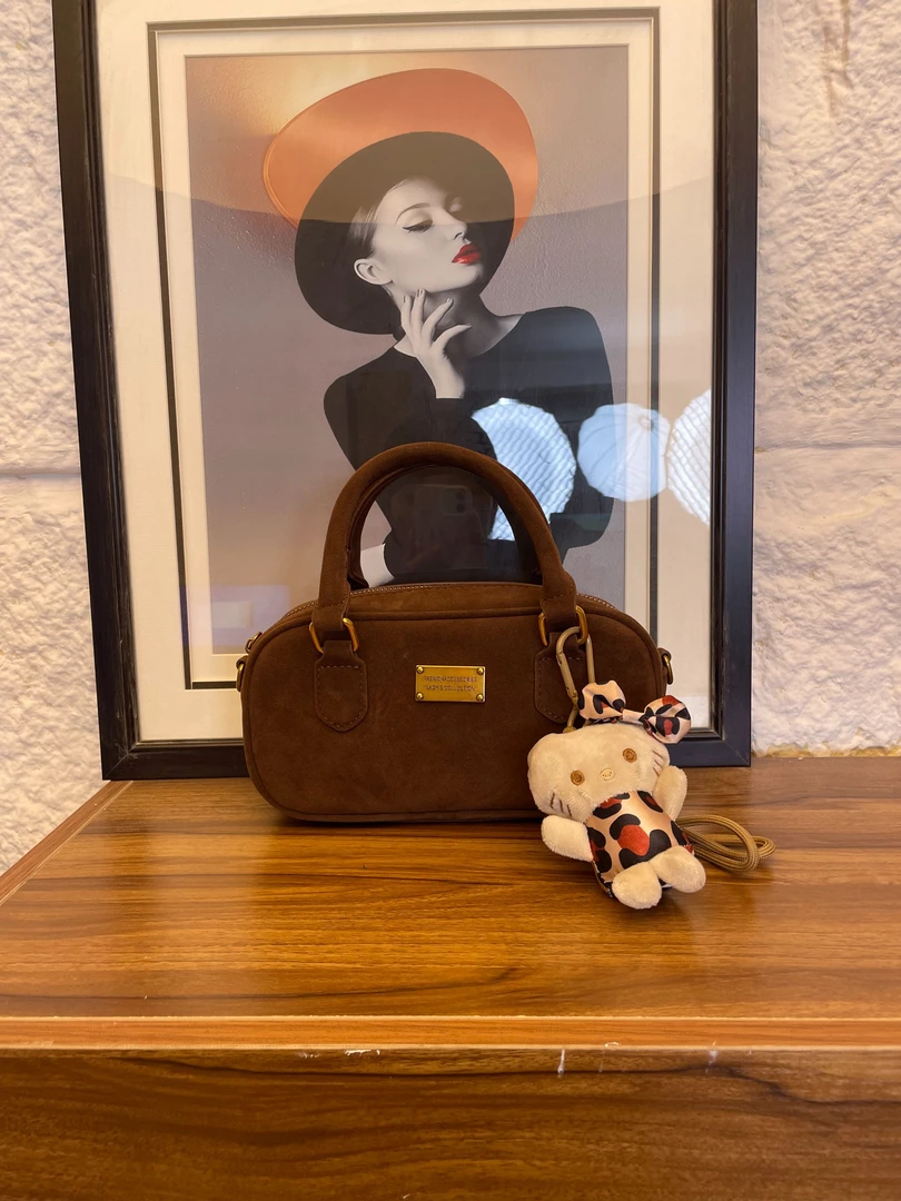 包包复古时尚通勤保龄球女新款休闲百搭单肩腋下包小众洋气斜挎包