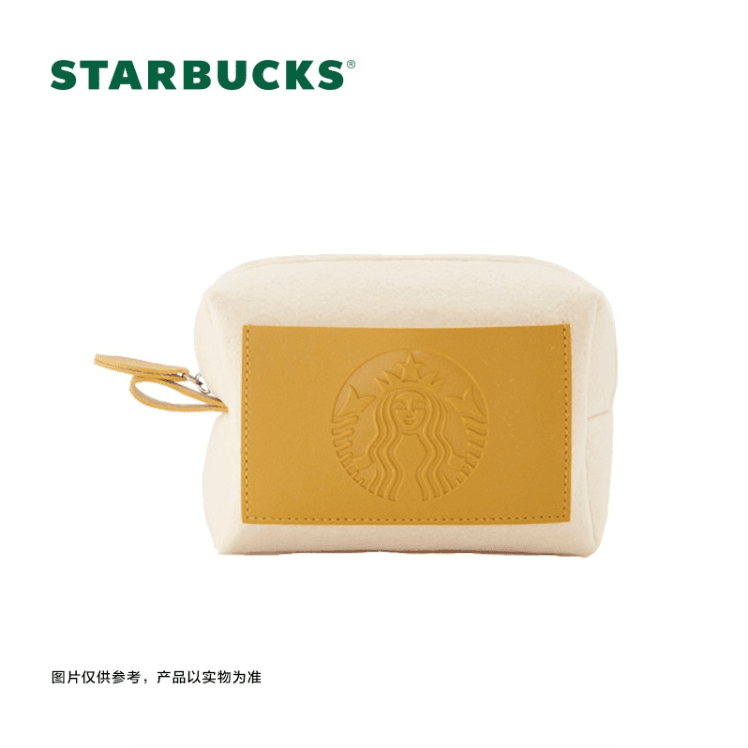 星巴克 米白色道具 时尚便携式简约高颜值