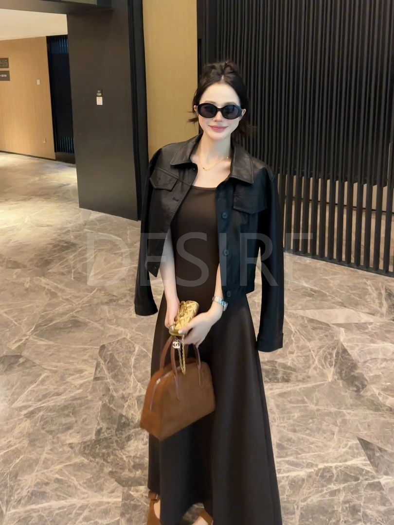 DESIRE【外套】重工优质皮质百搭皮衣外套