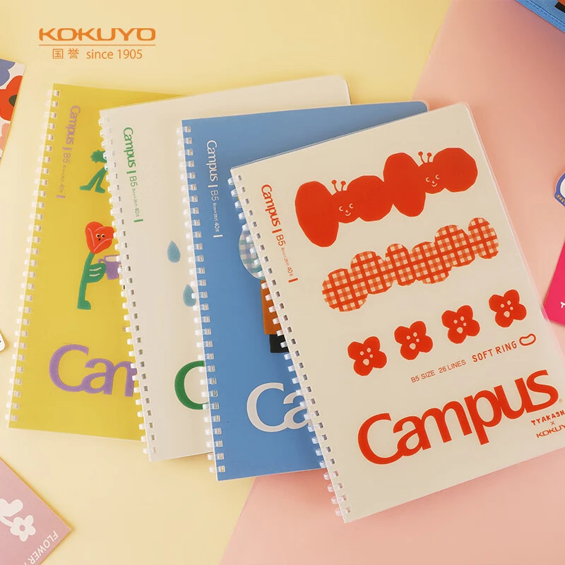 KOKUYO/国誉Tyakasha·塔卡沙联名软线圈笔记本点线记事本