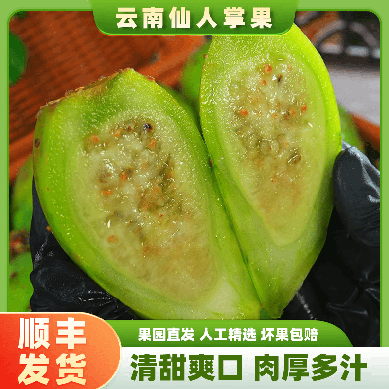 【顺丰】云南高原仙人掌果农家自种应季稀有水果仙桃现摘现发2斤起