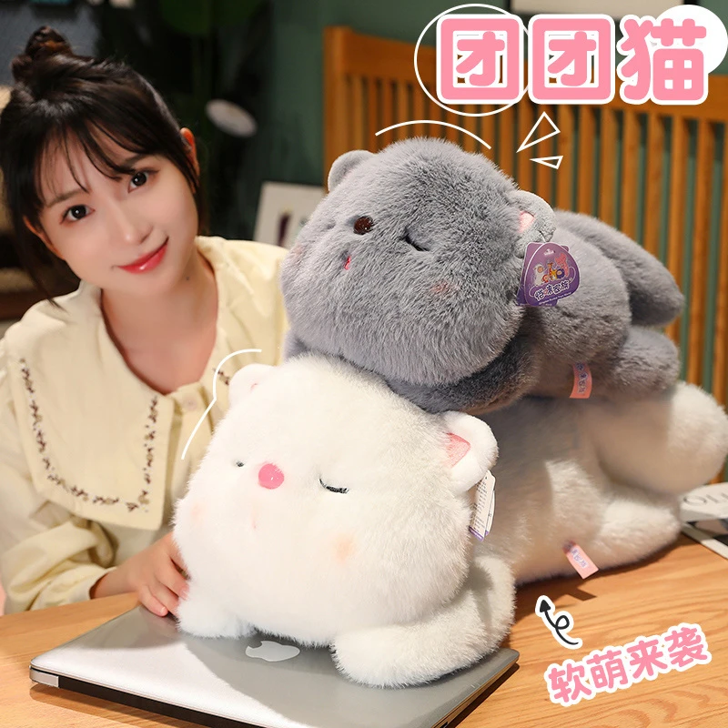 可爱团团猫抱枕毛绒玩具布娃娃小孩子节日礼物柔软舒适