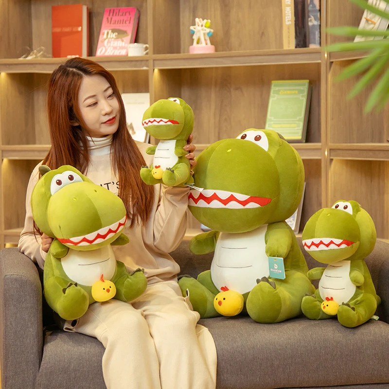 搞怪呆鸡小恐龙公仔毛绒玩具可爱恐龙玩偶女生床上大号布娃娃礼物