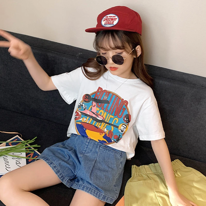 【贝尔熊】童装男女短袖t恤纯棉夏季新款儿童宝宝半袖上衣中小童