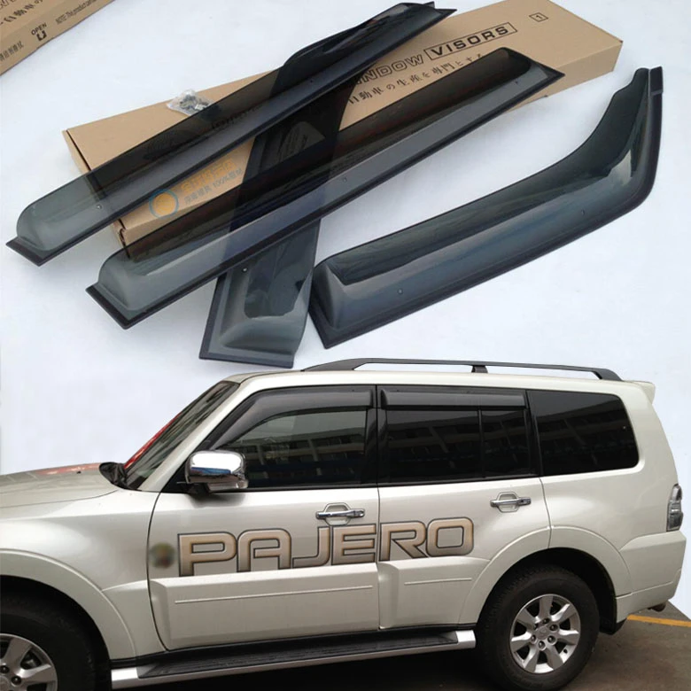三菱进口帕杰罗V73/V97/V93V77晴雨挡车窗雨眉改装遮雨板雨搭专用