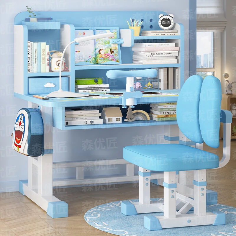 【店长推荐】学生儿童写字台学习桌书桌现代简约家用升降桌