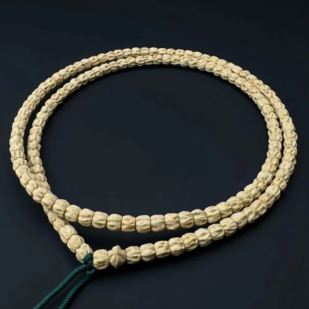 S1118-1【天空之眼】定制热振直筒满坑水晶皮百香 108文玩长串