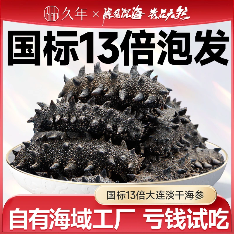久年辽参国标13倍高泡发大连淡干海参2根共10g试吃工厂直销海參