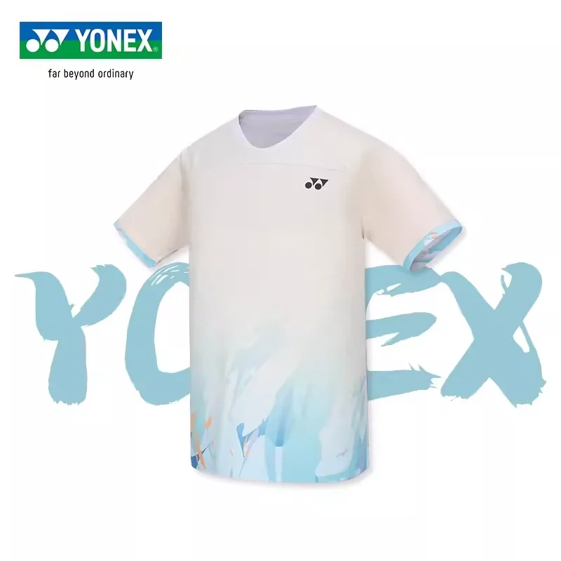 YONEX/尤尼克斯新品羽毛球服男女速干比赛服短袖运动上衣110234