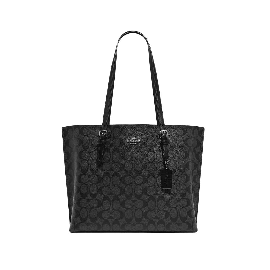 COACH/蔻驰mollie34 黑灰色 女士单肩托特 干练 百搭