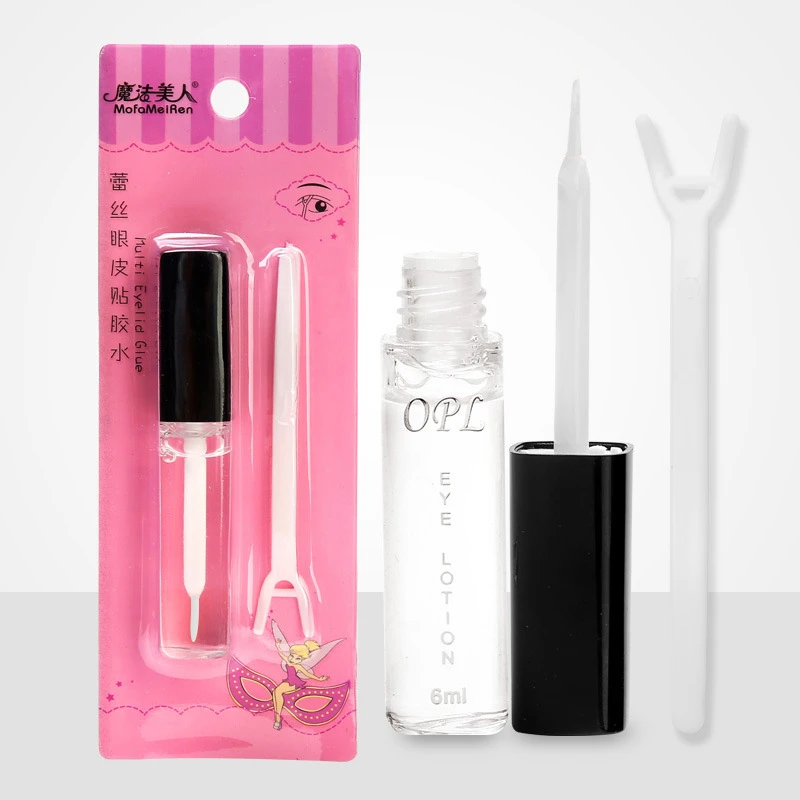 蕾丝美目贴通用神器防水隐形速干无痕肉色新手加固亮晶晶无色
