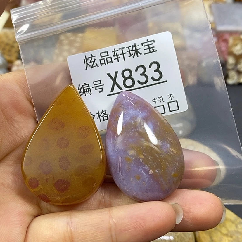 【闪购商品】硅化珊瑚（珊瑚玉）颈饰未镶嵌用****3k 833