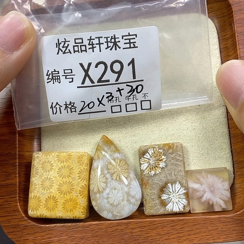 【闪购商品】硅化珊瑚（珊瑚玉）吊坠未镶嵌简*静k 291