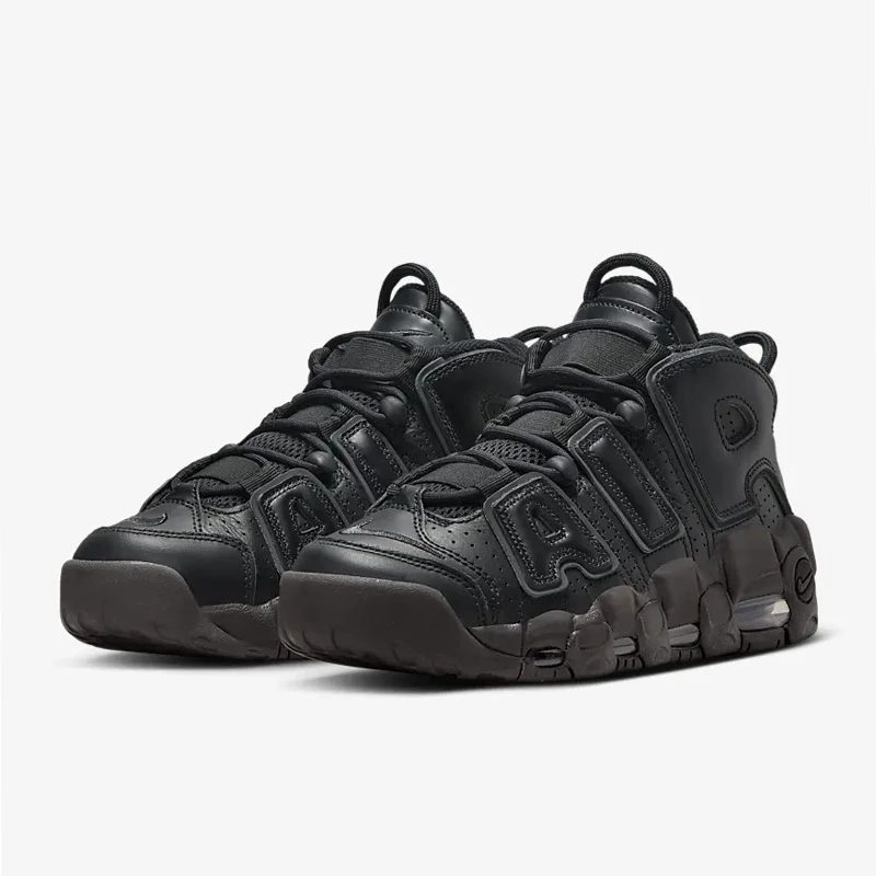 Nike Air More Uptempo 黑色大Air 皮蓬男子复古篮球鞋DV1137-001