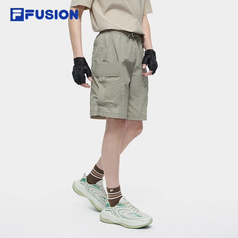 FILA FUSION斐乐时尚2024夏款运动短裤休闲五分裤 T11M421806