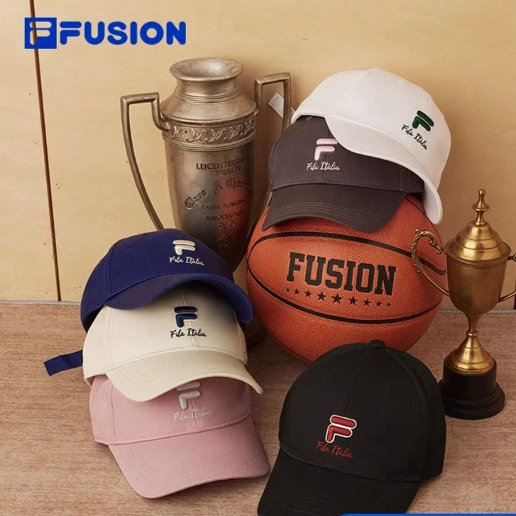FILA FUSION情侣款棒球帽2024春时尚运动帽遮阳鸭舌帽T13U453202